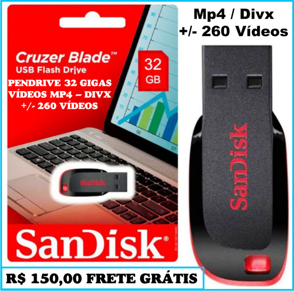 Fantastic Music Collection Pendrive MP4 ou DIVX